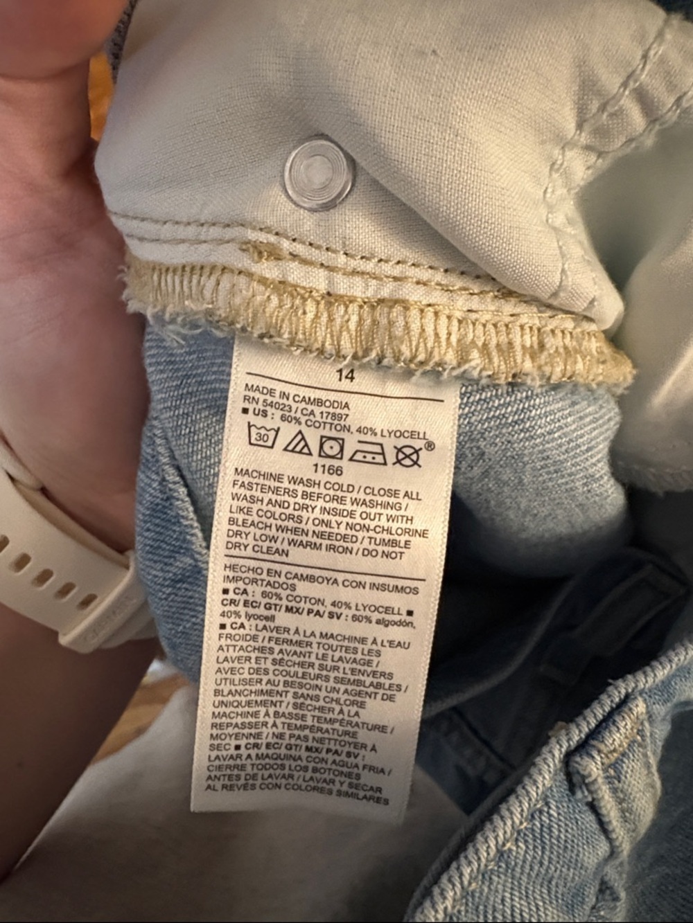 NWT Old Navy Mid-Rise Jean Maxi Skirt - Picture 11 of 11